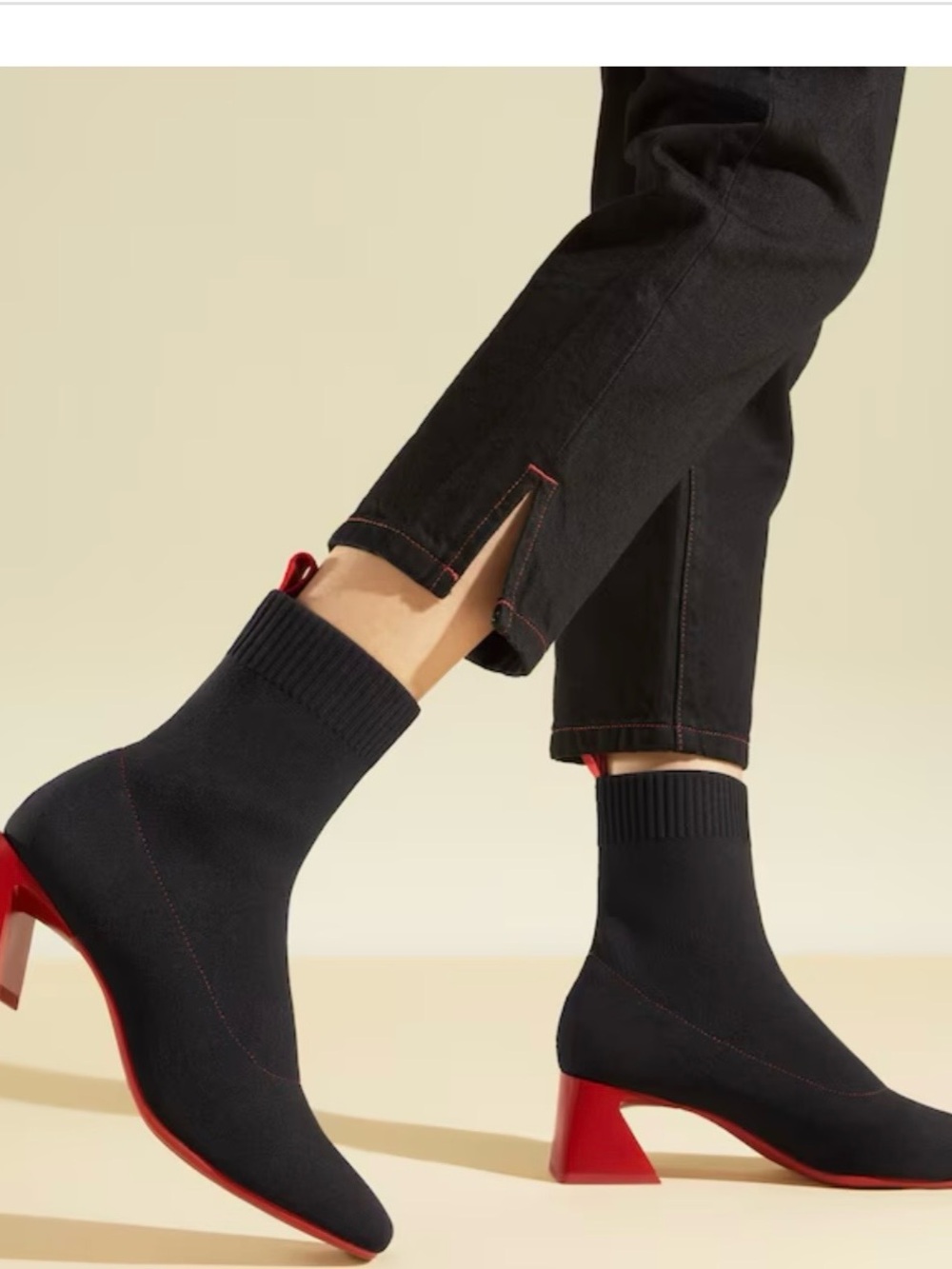 Vivaia Square-Toe Water-Repellent Block Heeled Boots (Regina Pro) - Picture 4 of 12